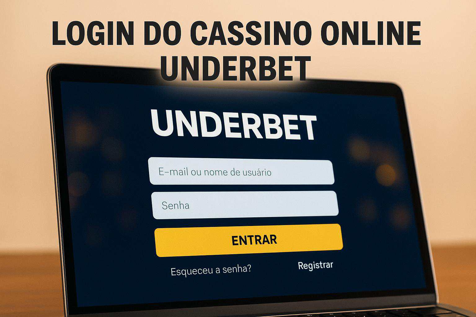 Criar uma nova Conta no plataforma UNDERBET
